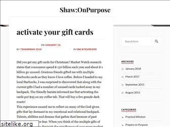 shawonpurpose.com
