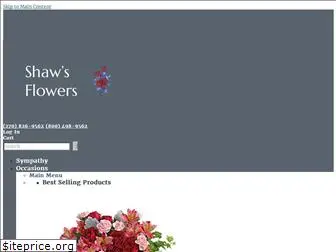 shawsflowersinc.com