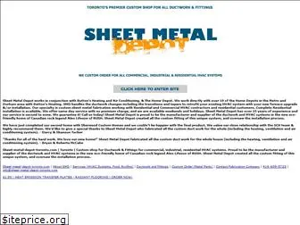 sheet-metal-depot-toronto.com
