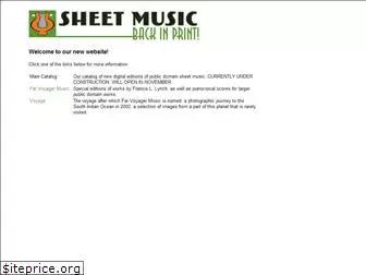 sheetmusicbackinprint.com