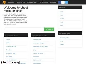 sheetmusicengine.com
