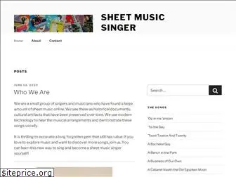 sheetmusicsinger.com