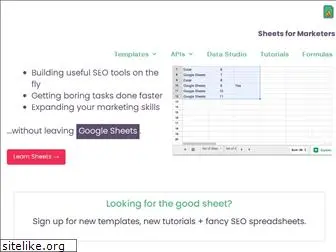 sheetsformarketers.com