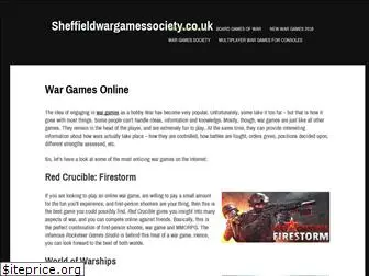 sheffieldwargamessociety.co.uk