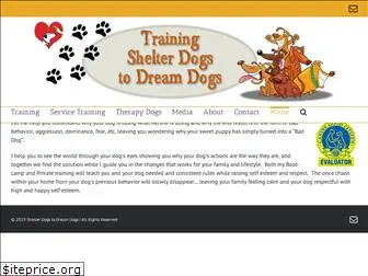 shelterdogstodreamdogs.com