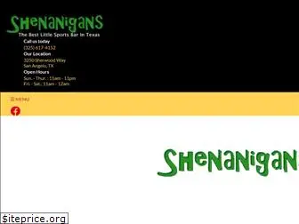 shenaniganssportsbar.com