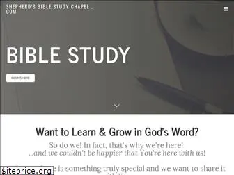 shepherdsbiblestudychapel.com