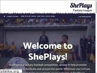 sheplays.com.au