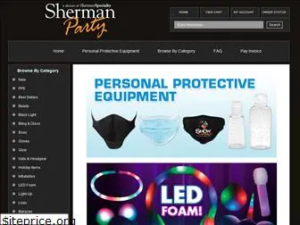 shermanparty.com