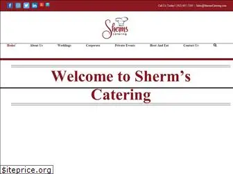 shermscatering.com