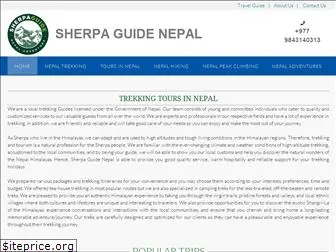 sherpaguidenepal.com