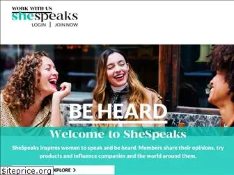 shespeaks.com