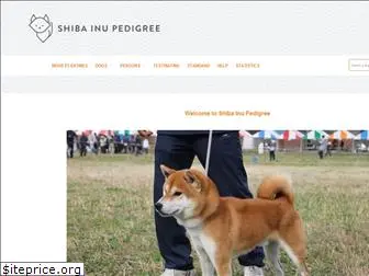 shibapedigree.com