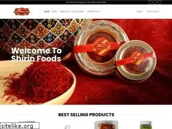 shirinfoods.com