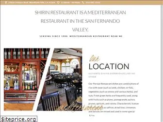 shirinrestaurant.com