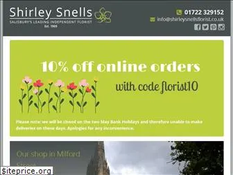 shirleysnellsflorist.co.uk