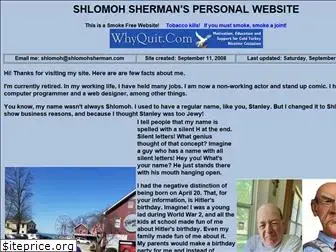 shlomohsherman.com
