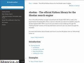 shodan.readthedocs.io