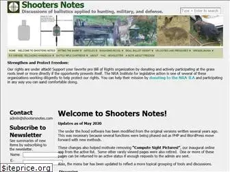 shootersnotes.com