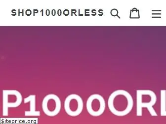 shop1000orless.com