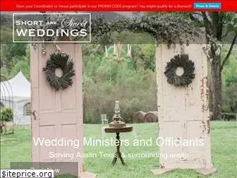 shortandsweetweddings.com