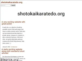 shotokaikaratedo.org