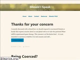 shouldispeak.com