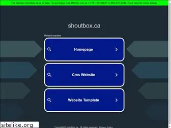 shoutbox.ca
