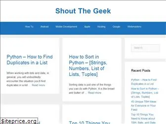 shoutthegeek.com