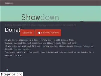 showdownjs.com