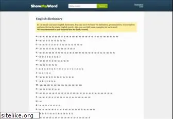 showmeword.com