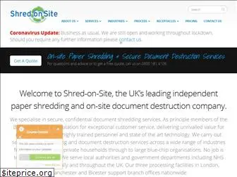 shredonsite.co.uk