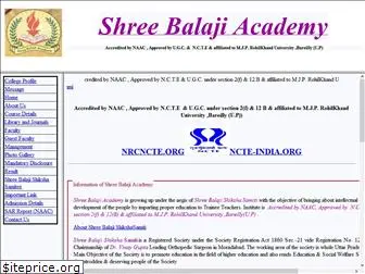 shreebalajiacademy.in