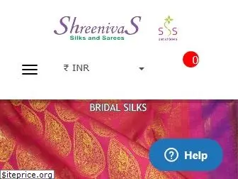 shreenivassilks.com