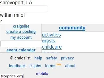 shreveport.craigslist.org