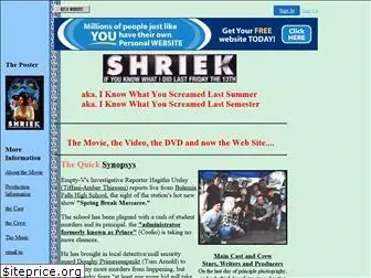 shriek.20m.com