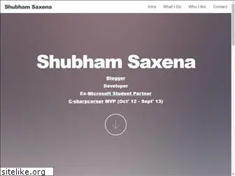 shubhamsaxena.com