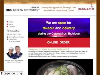 shuskoreanrestaurant.com