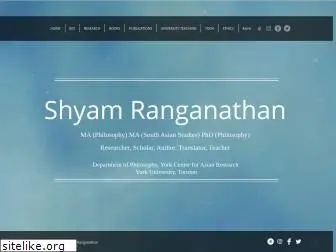 shyam-ranganathan.info