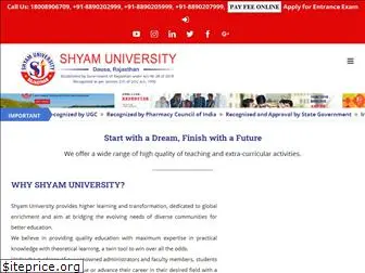 shyamuniversity.in