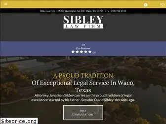 sibleylawfirmwaco.com