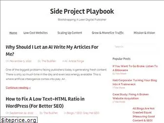 sideprojectplaybook.com