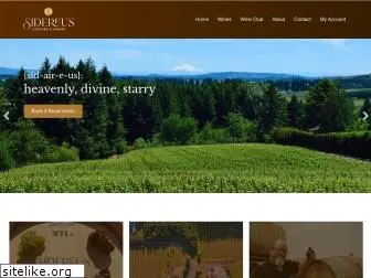 sidereuswinery.com