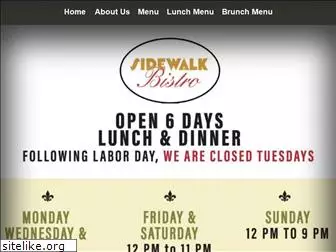 sidewalkbistro.com