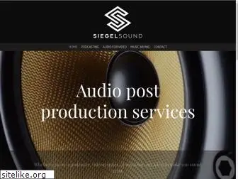 siegelsound.com
