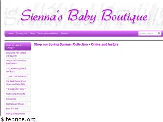 siennasbabyboutique.com