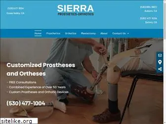 sierraprosthetics.com