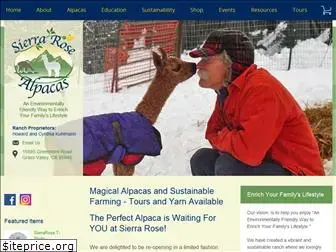 sierrarosealpacas.com