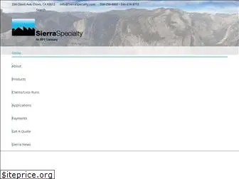 sierraspecialty.com