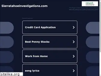 sierratahoeinvestigations.com